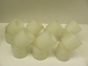 LOT OF 7 NIBCO 3/4" 45 DEGREE ELBOW FITTINGS SCH80 KYNAR PVDF SOCKET - Picture 1 of 5