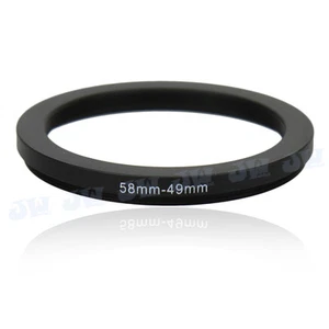 Pro 58-49mm Step-Down Metal Adapter Ring/58mm Lens to 49 mm UV CPL Accessory - Picture 1 of 3