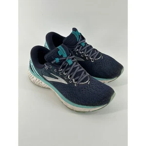 Brooks Ghost 11 Damen Größe 9,5 Blau Grün Laufschuhe Turnschuhe 120277 1B 493 - Bild 1 von 9