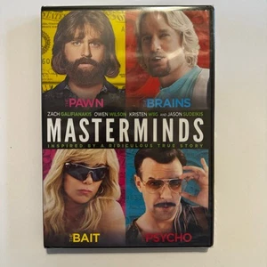 New Masterminds DVD 2016 Galifianakis Wilson Wiig Sudeikis - Foto 1 di 2