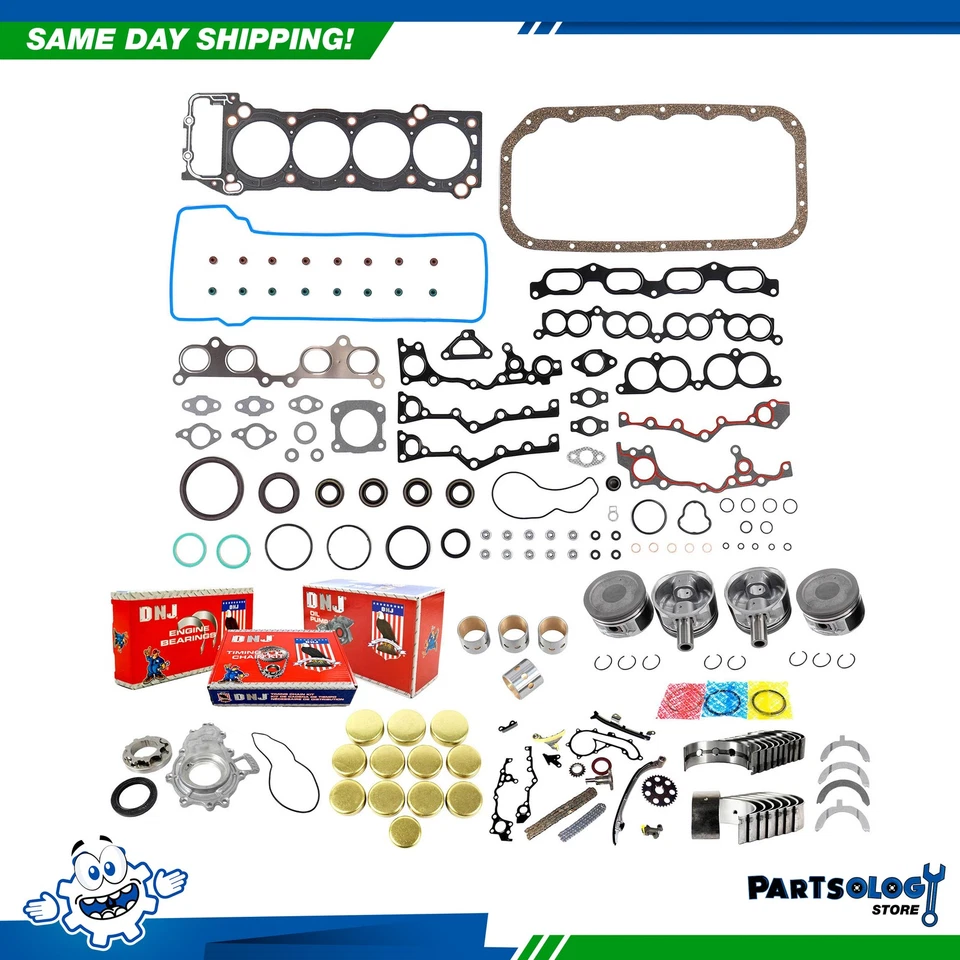 Kit de reconstrucción de motor maestro DNJ EK939M para 94-04 Toyota 4Runner T100 2,7 L DOHC 16v Foto 1 de 4