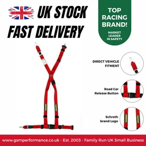 Schroth Quick Fit ASM Harness Belt For Volkswagen/Audi/Seat/Skoda Passenger Side - Picture 1 of 3