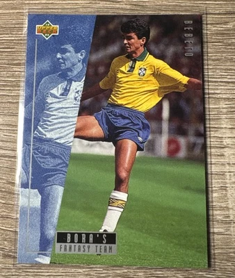 Upper Deck Bora’s Fantasy Team Bebeto 1994 #B7 inglés/español Foto 1 de 4