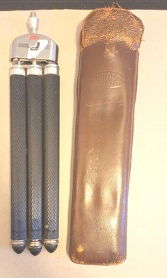 VTG BILORA BILORET Tripod Model 1017 Made in Germany 1950’s w/Leather Case  - Image 1 of 4
