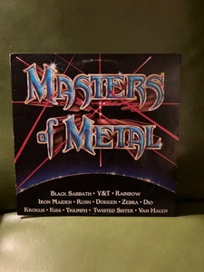 Masters Of Metal Compilation LP Vinyl 1984 K-Tel Records Black Sabbath, Dio VG- - Picture 1 of 3