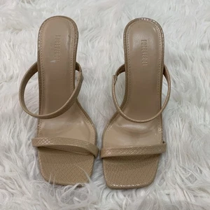 Forever 21 Tan 4” Tacones 5.5 - Imagen 1 de 5