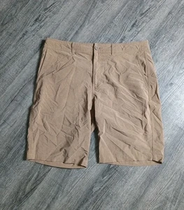 Goodfellow Performance Golf Shorts Men 34 Beige Khaki Wicking Stretch Comfort - Picture 1 of 7