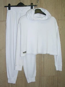 Completo tuta da salotto Ralph Lauren bambina bianco waffle jersey età 12-13 - Foto 1 di 4