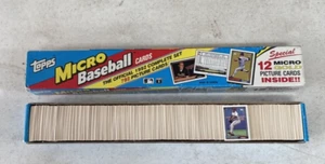 1992 Topps Micro Baseball Cards 792 Complete Set Plus 12 Micro Gold Cards open b - Picture 1 of 3