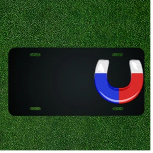 Custom Personalized License Plate With Add Names To Magnet Magnetic North - Picture 1 of 2