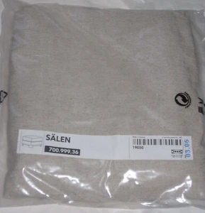 IKEA Salen Footstool COVER Ottoman SLIPCOVER Fjallbacka Natural SÄLEN Linen blnd - Bild 1 von 1