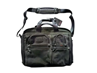 Tumi Alpha 26141d4 Organizer Expandable Bag Laptop Computer Briefcase Brief - Image 1 of 4