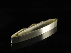 925 Sterlingsilber Designer Krawattenklammer schlicht und edel - Bild 1 von 2