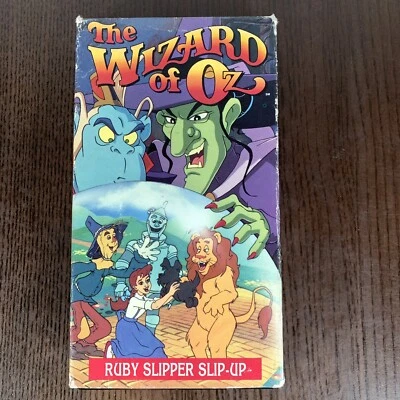 The Wizard Of Oz Ruby Slipper Slip-Up Rare Turner Home Entertainment VHS - Image 1 of 4