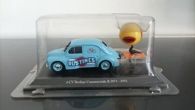 ELIGOR Hachette 1/43 Renault 4CV Berline Commerciale Rustines R 2071 1951 - Photo 1/4