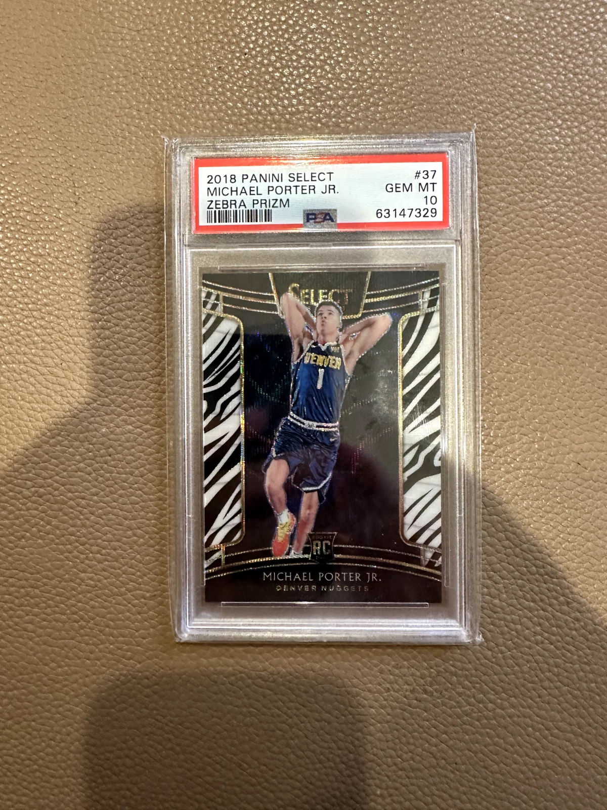 Michael Porter Jr. 2018 Select #37 Concourse Zebra /(SSP) Price Guide ...