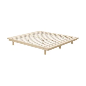 Oikiture Bed Frame King Size Wooden Bed Base Timber Platform - Picture 1 of 7