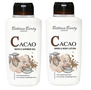 Bettina Barty CACAO / Chocolat Bath Showergel & Bodylotion je 500 ml  - Bild 1 von 1