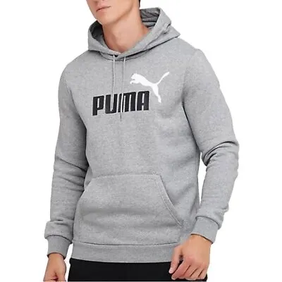Puma Herren Sweatshirt ESS+ 2 Col Big Logo Hoodie 586764-30 • 63.51€