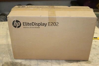 NEW SEALED HP EliteDisplay E202 50, 8cm 20 Inch Monitor    - Image 1 of 3