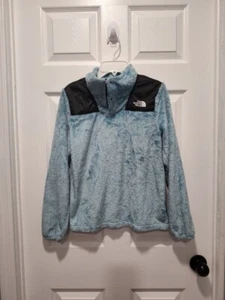 The North Face Jacket Girls XL Blue Full Zip Fleece Outdoors Casual Preppy - Picture 1 of 6