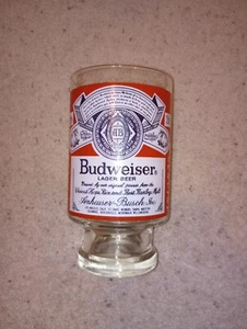 7" Budweiser Glass - Picture 1 of 2