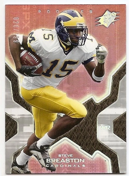 2007 SPx ROOKIES SILVER HOLOFOIL PARALLEL #146 Steve Breaston #20/299 - Image 1 of 1