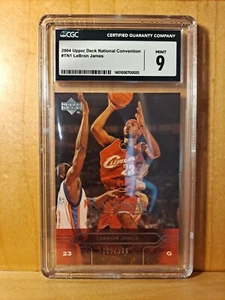 2004 lebron james nscc /500 national 9 mint cgc/csg early rookie tn1 - Picture 1 of 7