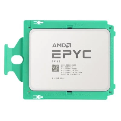AMD EPYC 7F32 Unlocked 3.7GHz 8 Core 16 Thread 180W DDR4 SP3Socket CPU Processor - Image 1 of 3