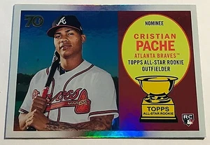2021 Topps All Star Rookie Cup CRISTIAN PACHE RC Braves Design Variation 64 - Picture 1 of 1