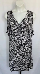 Women's Marc Bouwer swing dress with drape style collar size 1X - Picture 1 of 11