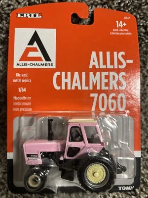 2022 ERTL 1:64 ALLIS-CHALMERS 7060 PINK Tractor NEW! - Image 1 of 3