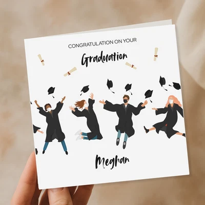 Personalised Graduation Card For Celebration Gift Graduation Card - Image 1 of 2