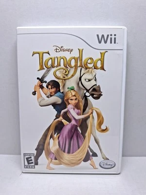 Disney's Tangled (Nintendo Wii, 2010) Complete w/Manual CIB Scratches UNTESTED  - Image 1 of 4