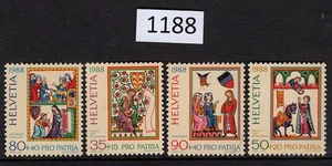 (1188) Switzerland Scott B542-5, and 430-33 two sets of 4 MNH - Picture 1 of 2