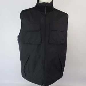 Polo Ralph Lauren Performance nera mezza pile gilet full zip uomo taglia large - Foto 1 di 10