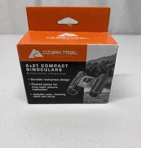 Ozark Trail Outdoor Equipment 8x21 Compact Binoculars - Picture 1 of 6