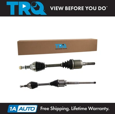 TRQ Front CV Axle Shaft Assembly Set Fits 13-20 Ford Fusion 13-16 Lincoln MKZ - Image 1 of 4