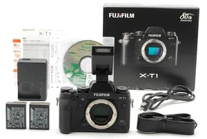 [MINT w/Box] Fujifilm X-T1 16.3MP Mirrorless Digital Camera Body Black JAPAN - Picture 1 of 8
