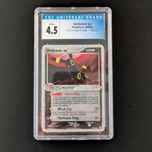 PTCG \\>> Umbreon EX (CGC 4.5) <<// EX Unseen Forces - 341 Trading - Bild 1 von 6