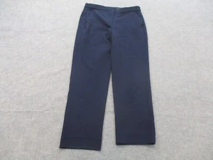 J Crew Pants Womens 12 Blue Chino Flat Front Kate Ladies Business Career - Picture 1 of 11