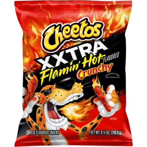 Cheetos Crunchy Xxtra Flamin Hot' Cheese Flavored Chips Puffed Snacks, 9 oz -... - Picture 1 of 1