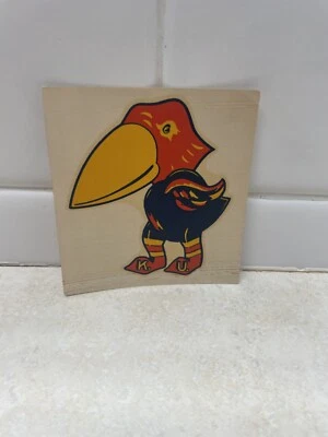 Calcomanía Angelus vintage - Universidad de Kansas Jayhawks Foto 1 de 4