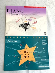 Piano Adventures Primer Level Popular Book Beginner +PreTime Piano Popular Book - Picture 1 of 6