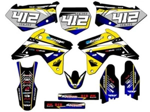 2007 RMZ 450 SURGE Yellow Senge Graphics Kit Compatible with Suzuki - Picture 1 of 10