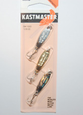 3 ACME Kastmaster Jigs Lures Spoons Jigging 1/8oz Chrome Gold Silver Blue Sw1053