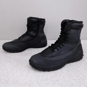 Nike Zoom Hiking Boots Women's 10 Black Gray Waterproof Lace Zip Kynsi Jacquard - Picture 1 of 8