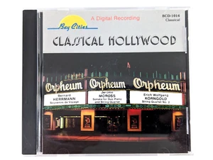 CLASSICAL HOLLYWOOD VOLUME I [CD]  HERRMANN, MOROSS AND KORNGOLD (BAY CITIES) - Picture 1 of 6