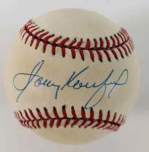 Sandy Koufax Signed Autographed Coleman National League Baseball Psa hologram - Picture 1 of 7