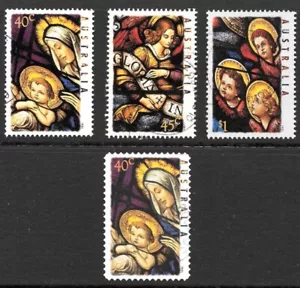 Australia 1995 Christmas. Set of 3 + 1 (listed). Used, Cat £4.00 - Picture 1 of 1